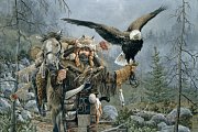 Trapper mit Adler 