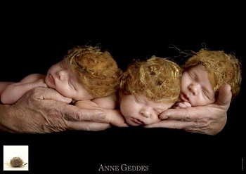Gary Holding Triplets