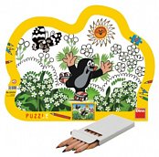 The Mole (puzzle with coloured pencils)