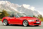 BMW Red Convertible