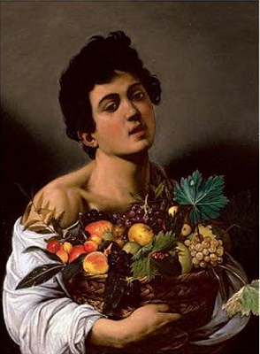 Boy with a Basket of Fruit