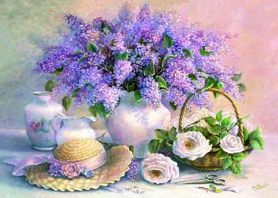 Flowers with a Hat