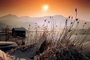 Winter at the Kochel lake